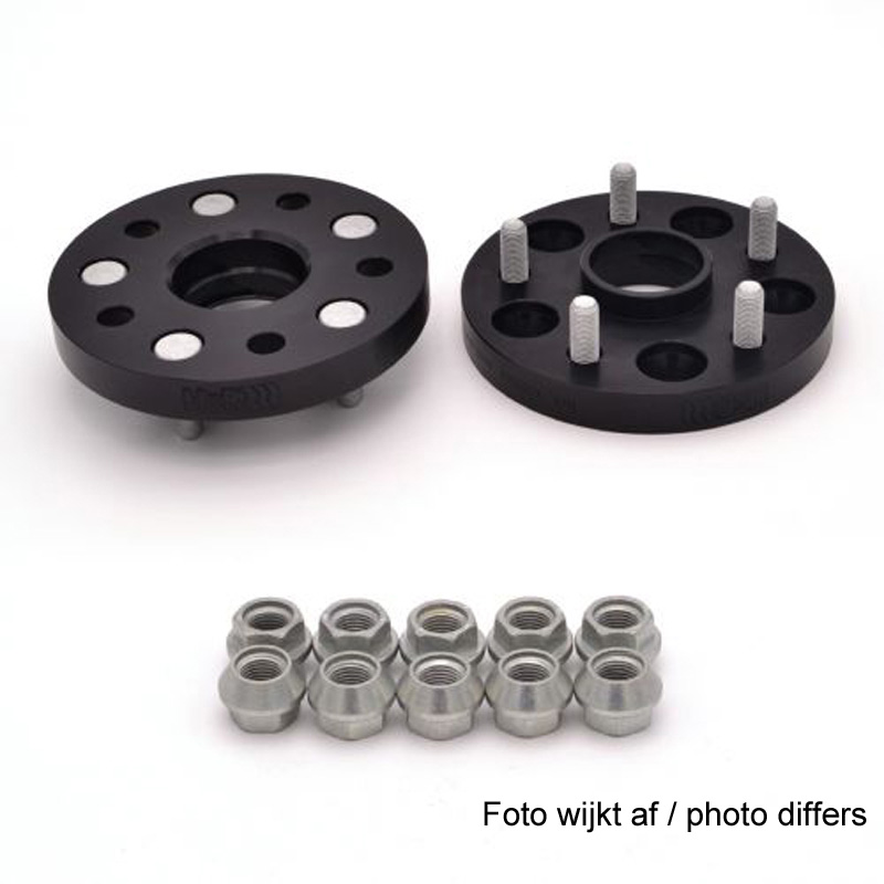 H&R DRM-System Wheelspacers 20mm 5x120 - Hub 72,5mm - Bolt size M14x1,5 -  Landrover - Black
