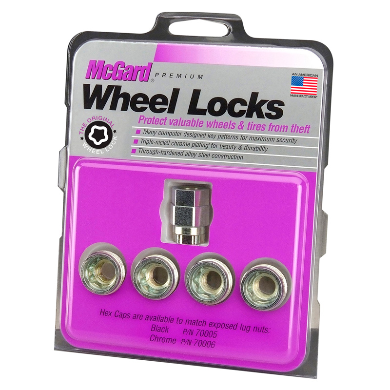 McGard Wheel locking nuts M12x1.50 - Conical - Length 19.7mm (19/21mm hex)