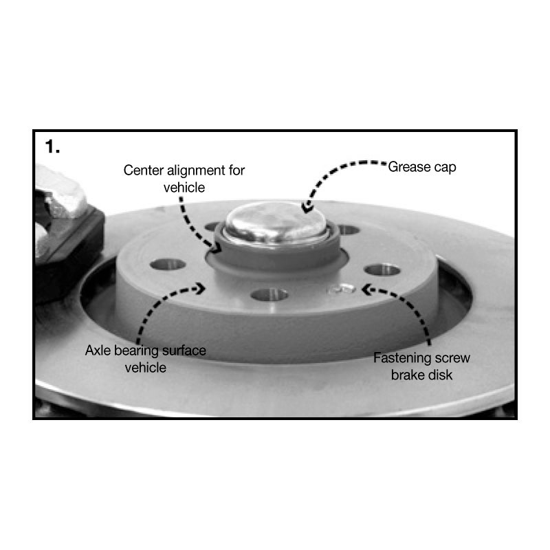 H&R DRA-System Wheelspacers 50mm 5x112 - Hub 66,5mm - Bolt size M15x1,25 -  Mercedes