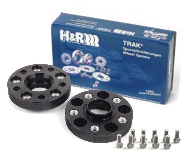H&R Wheel Spacers 5x112 66,5 DRA40 20mm zwart