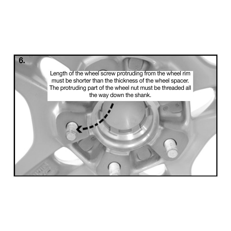 H&R DRA-System Wheelspacers 45mm 5x100 - Hub 57,1mm - Bolt size M14x1,5 -  Audi/Seat/Skoda/Volkswagen