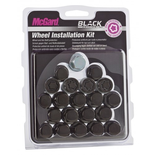 McGard Wielbout set M14x1.25 Kegel 60° 37,4mm Black