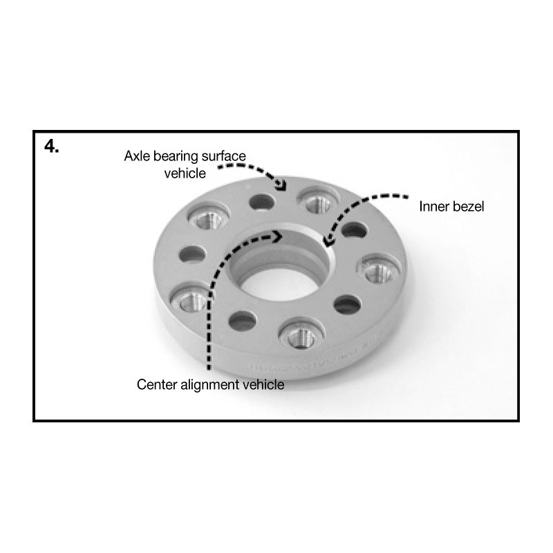 H&R DRA-System Wheelspacers 22mm 5x112 - Hub 57,1mm - Bolt size M14x1,5 -  Audi/Seat/Skoda/Volkswagen
