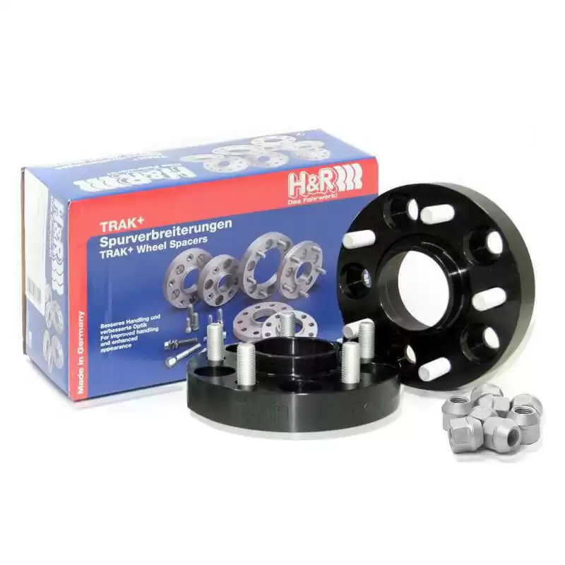 H&R DRM-System Wheelspacers 15mm 5x108 - Hub 63,3mm - Bolt size M14x1,5 -  Ford/Jaguar/Volvo - Black