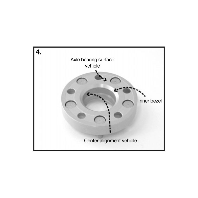 H&R DRM-System Wheelspacers 22mm 5x120 - Hub 72,5mm - Bolt size M14x1,5 -  Landrover - Black
